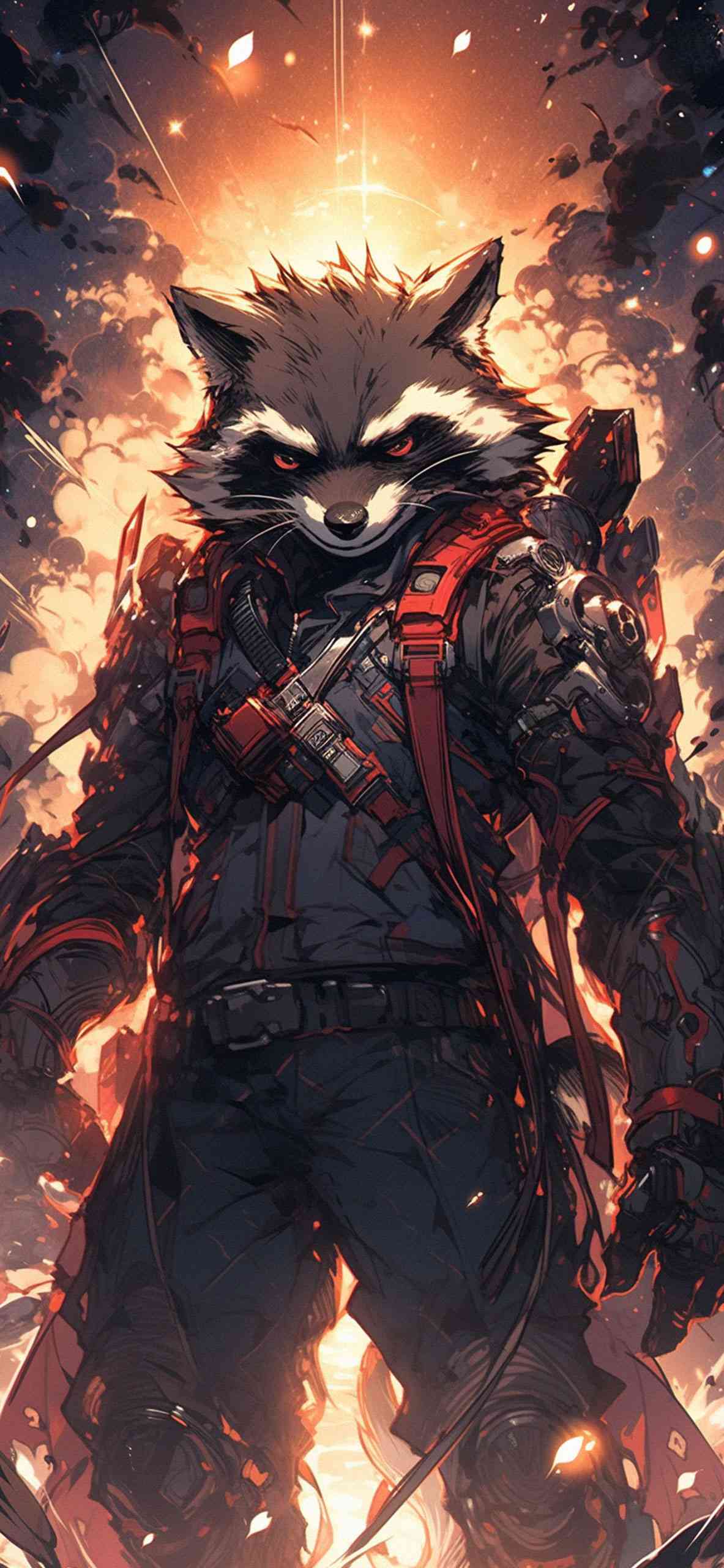 Marvel Rocket Racoon Wallpaper for Mobile | MirrorLog